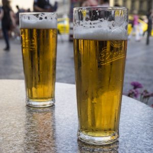 Caña de cerveza nacional